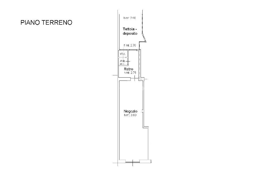 Negozio in Via Chieri 11, Andezeno, {3} - Planimetria 1