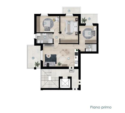 4-room flat in {3}, Via Agostino Antonini 2 - Photo 1