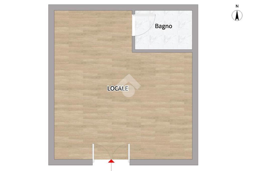Negozio in Via San Pietro 28, Pomigliano D'Arco, {3} - Planimetria 1