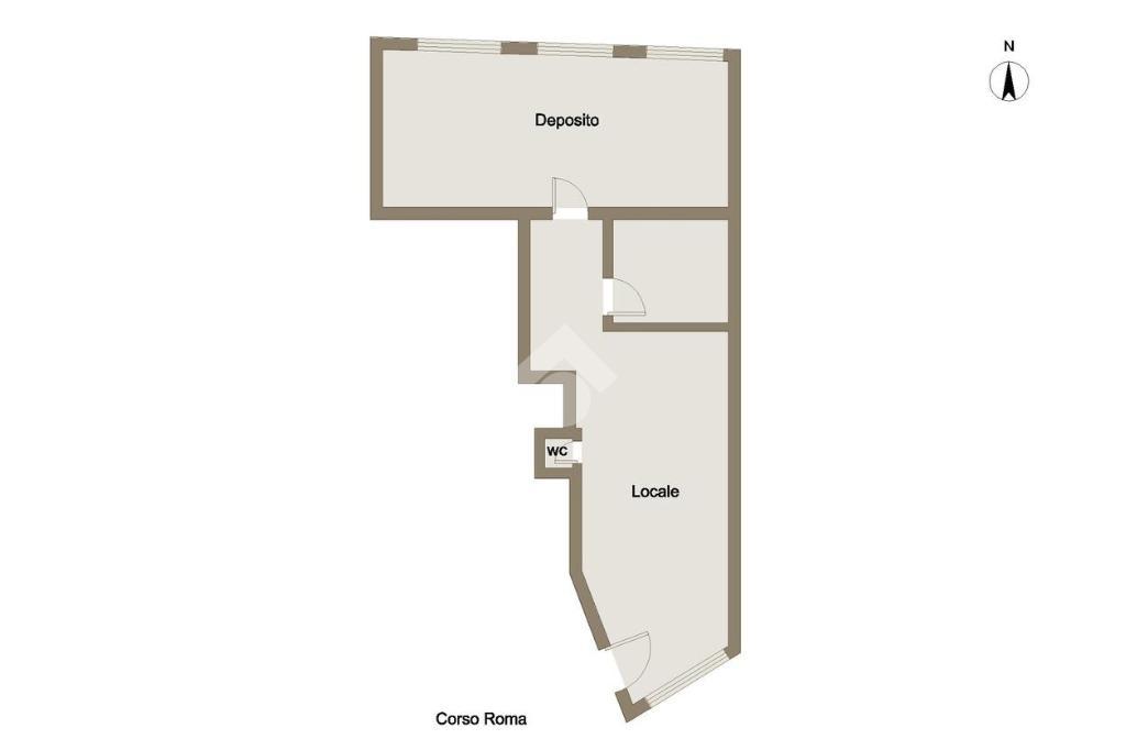 Negozio in Corso Roma 69, Brindisi, {3} - Planimetria 1