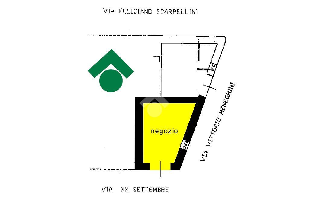 Negozio in Via XX Settembre 65, Foligno, {3} - Planimetria 1