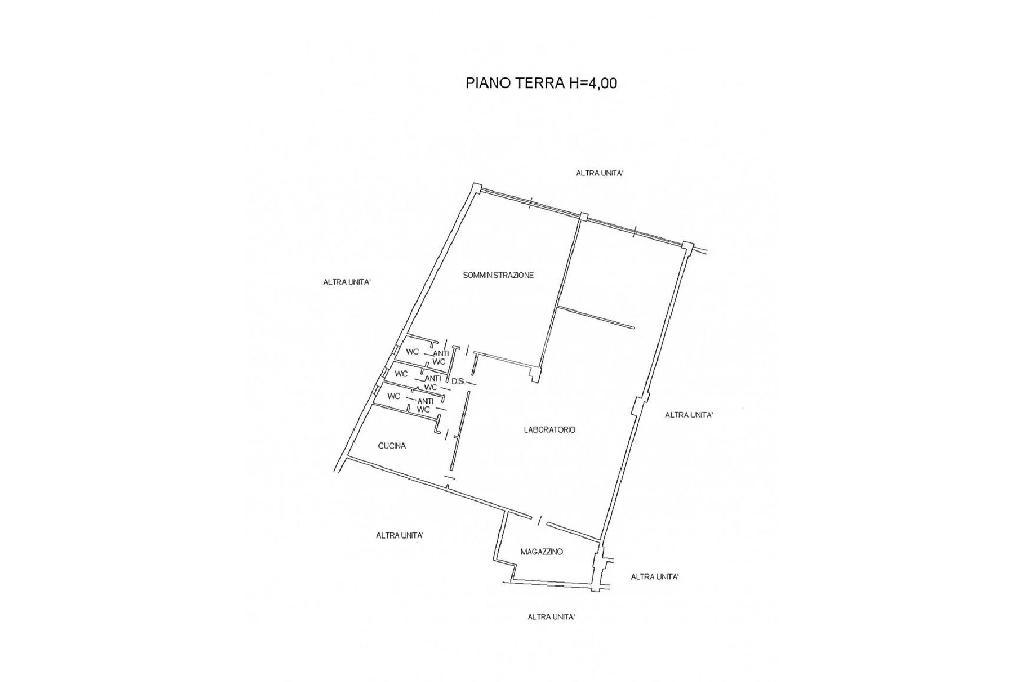 Negozio in Viale Sant'Eufemia 94, Brescia, {3} - Planimetria 1