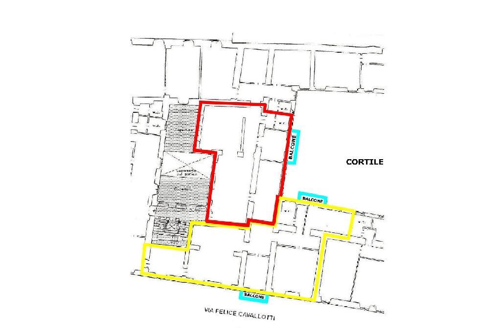 Ufficio in Corso Giuseppe Zanardelli 32, Brescia, {3} - Planimetria 1