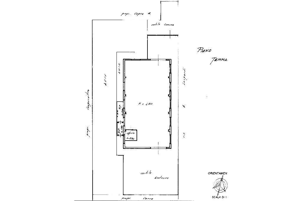 Capannone in Via Giacomo Leopardi 6, Botticino, {3} - Planimetria 1