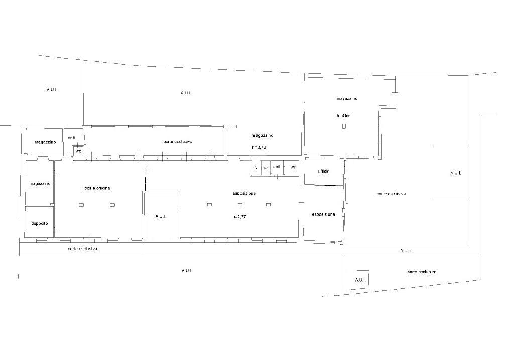 Negozio in Via Sant'Eufemia 22, Brescia, {3} - Planimetria 1