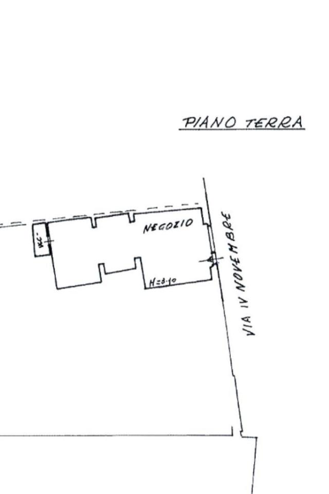 Negozio in Via IV Novembre 32, Rezzato, {3} - Planimetria 1