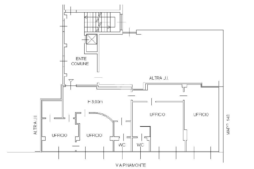 Ufficio in Largo Pontida 4, Vimercate, {3} - Planimetria 1