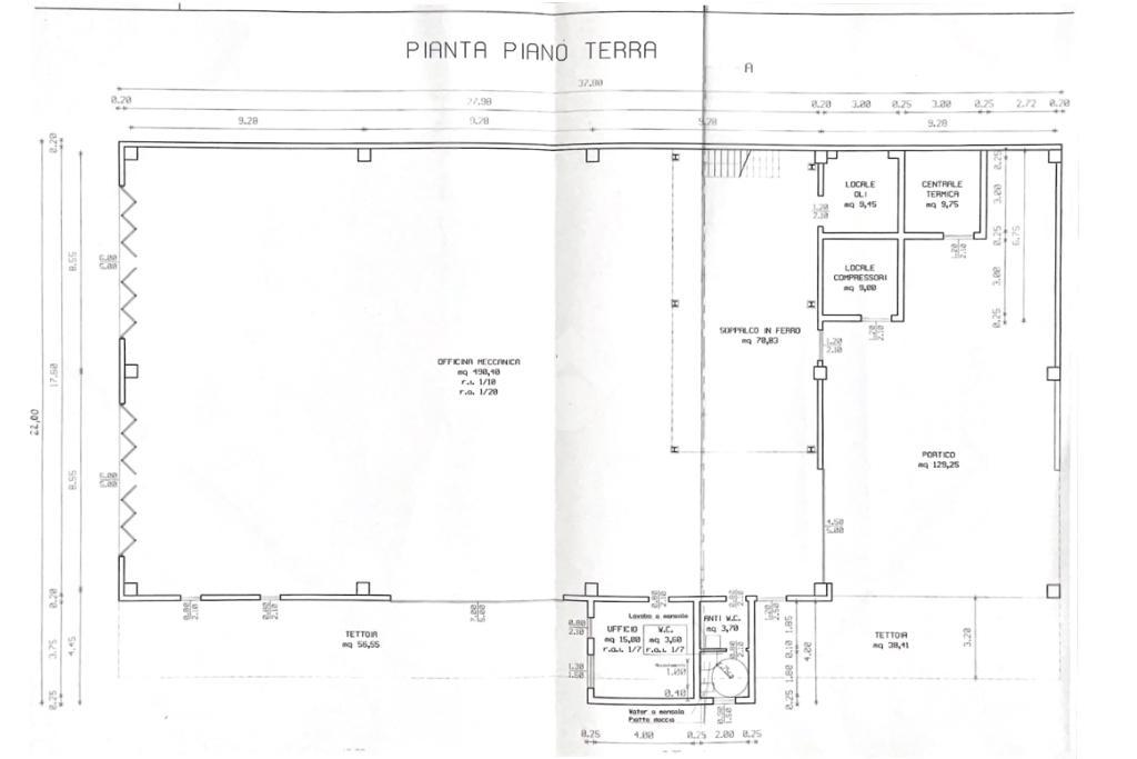 Capannone in Via Cascina Cervo, Carpenedolo, {3} - Planimetria 1