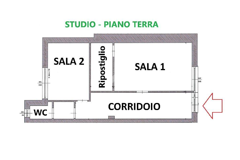 Ufficio in Via 4 Novembre 37, Besana In Brianza, {3} - Planimetria 1
