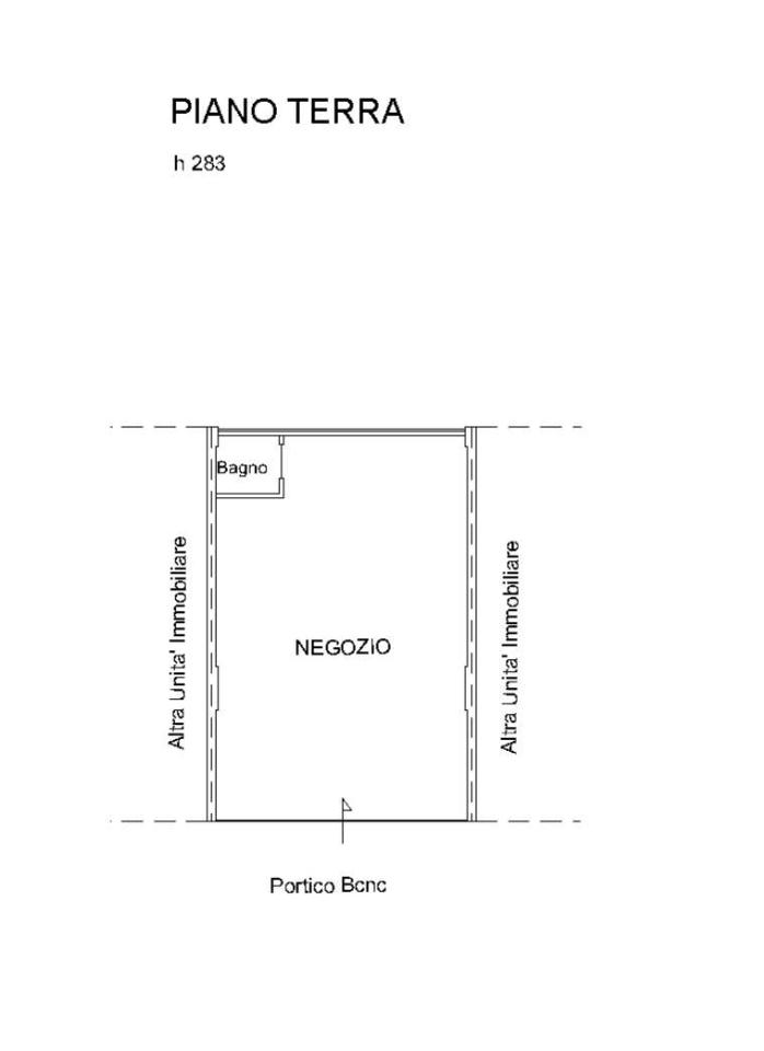 Negozio in Via Palazzina 36, Scandiano, {3} - Planimetria 1