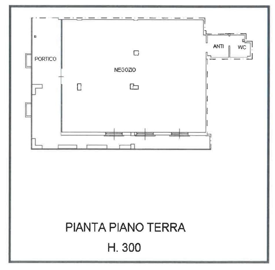 Negozio in Viale G. Matteotti 31, Rubiera, {3} - Planimetria 1