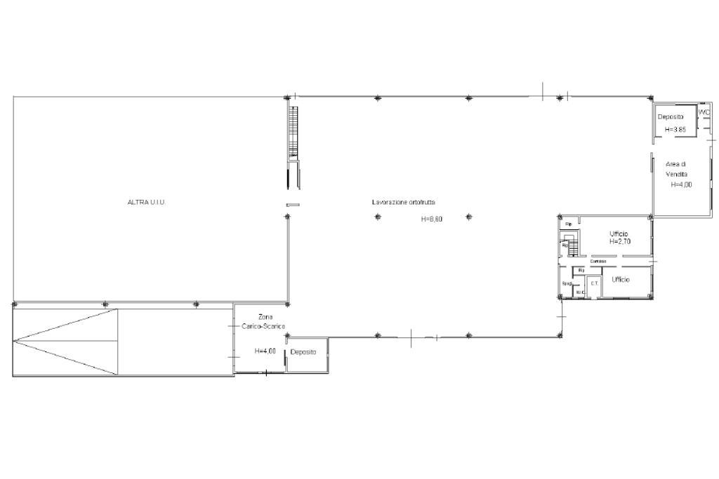 Capannone in Via Moneta 1, Belfiore, {3} - Planimetria 1