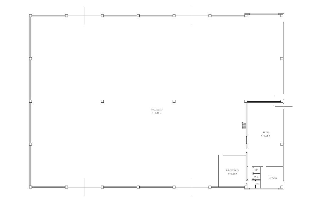 Capannone in Viale dell'Industria 6, Ronca', {3} - Planimetria 1