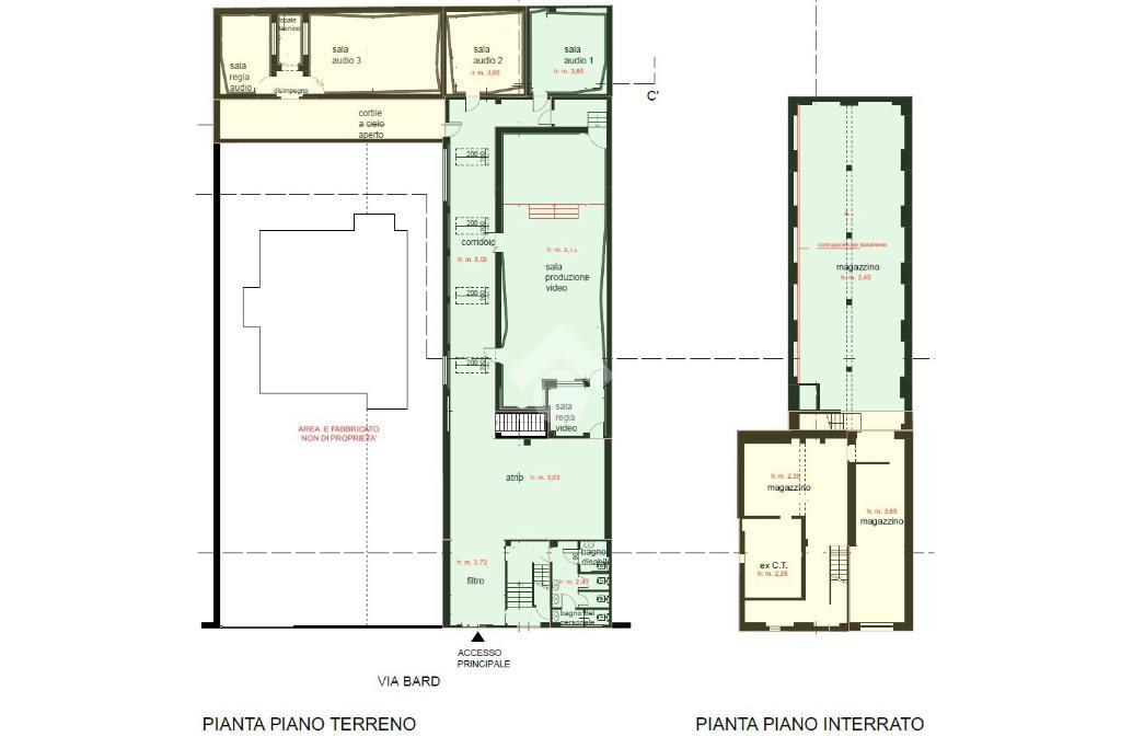 Capannone in Via Bard 32, Torino, {3} - Planimetria 1