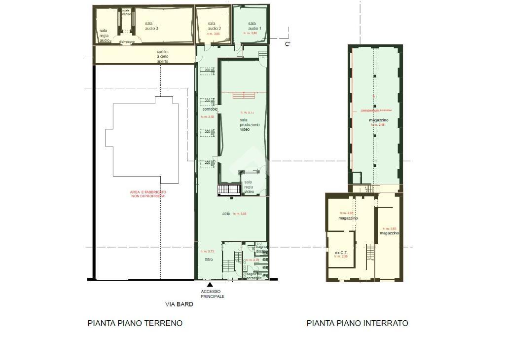 Capannone in Via Bard 32, Torino, {3} - Planimetria 1