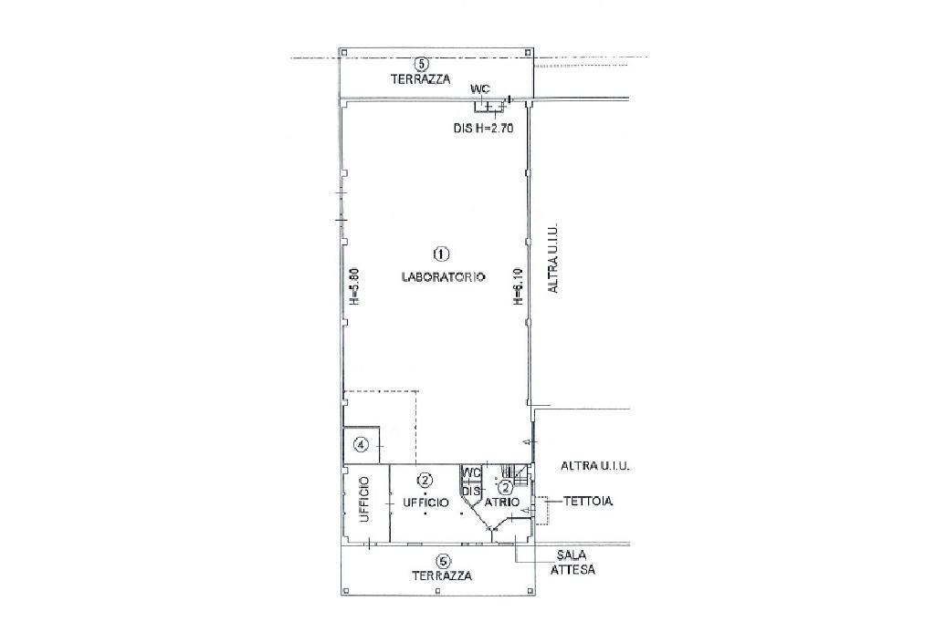 Capannone in Via San Fermo, Rovato, {3} - Planimetria 1