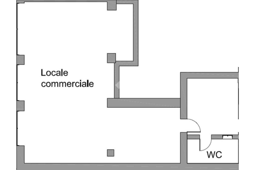 Negozio in Via Santi Sabino E Romolo, Atripalda, {3} - Planimetria 1