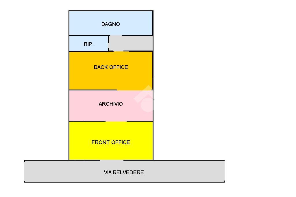Ufficio in Via Belvedere 26, Policoro, {3} - Planimetria 1