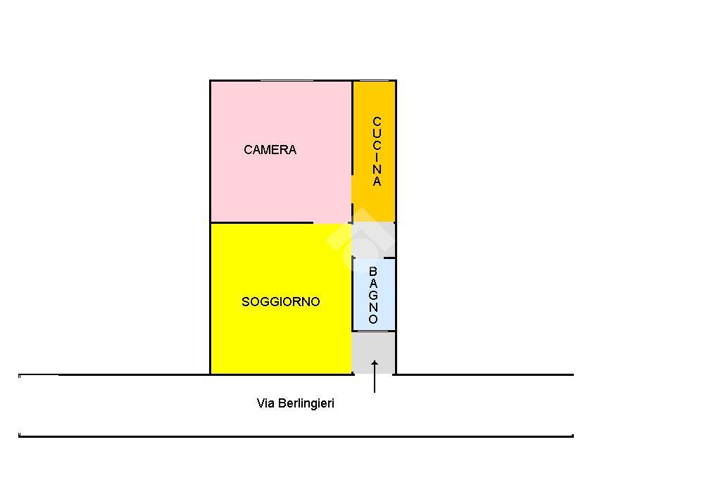 Bilocale in vendita, Via Luigi Berlingieri 40, Policoro - Planimetria 1