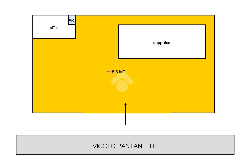 Laboratorio in Vicolo Pantanelle 8, Ariccia, {3} - Planimetria 1
