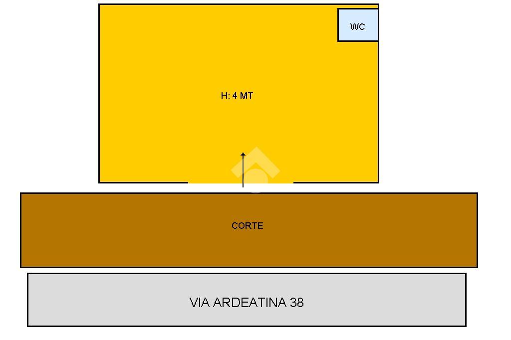 Negozio in Via Ardeatina 38, Pomezia, {3} - Planimetria 1