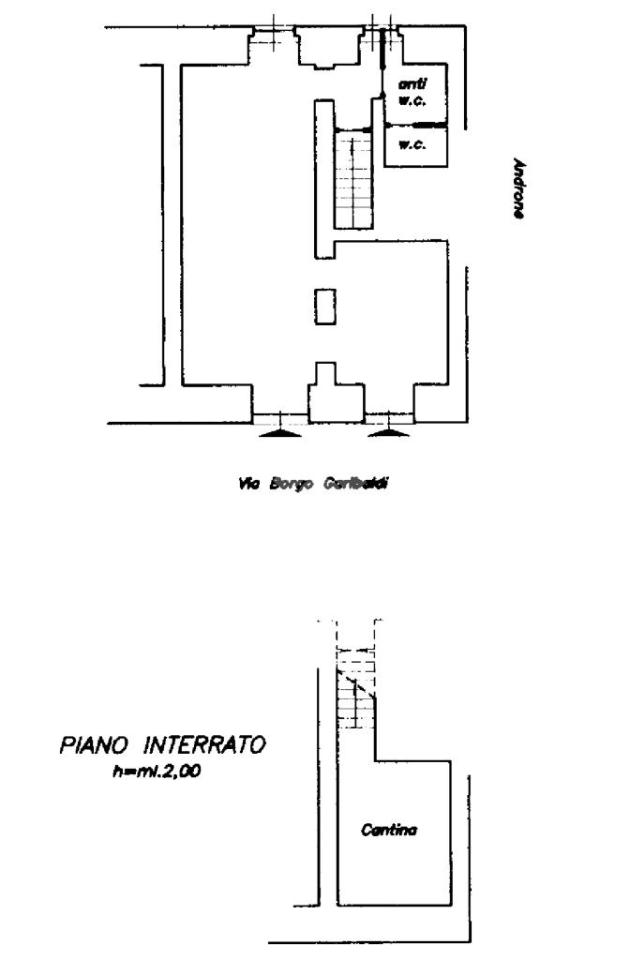 Negozio in Via Borgo Garibaldi, Albano Laziale, {3} - Planimetria 1