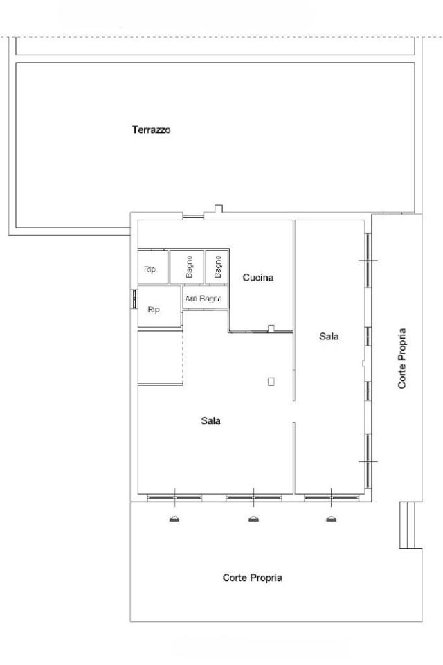 Negozio in Via del Mare 155, Albano Laziale, {3} - Planimetria 1
