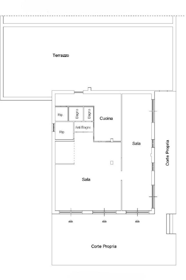 Negozio in Via del Mare 155, Albano Laziale, {3} - Planimetria 1