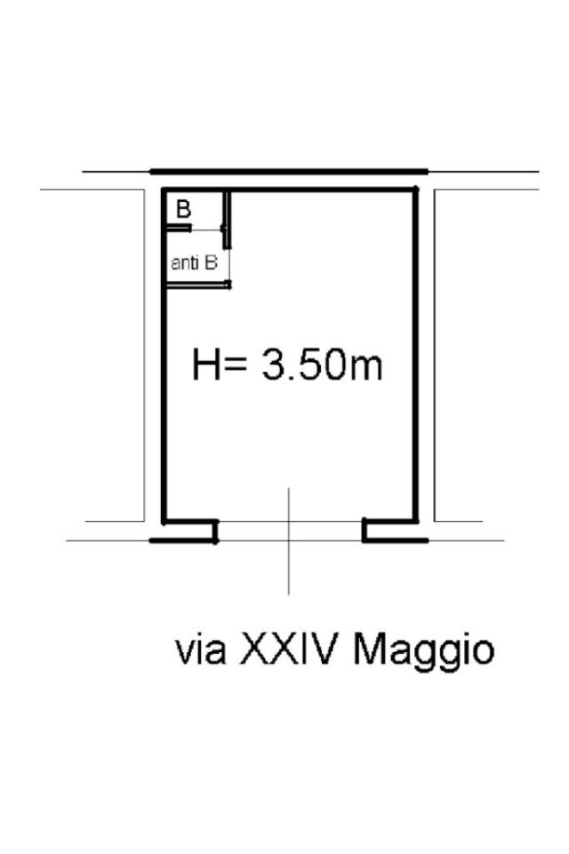 Negozio in Via XXIV Maggio 1, Albano Laziale, {3} - Planimetria 1