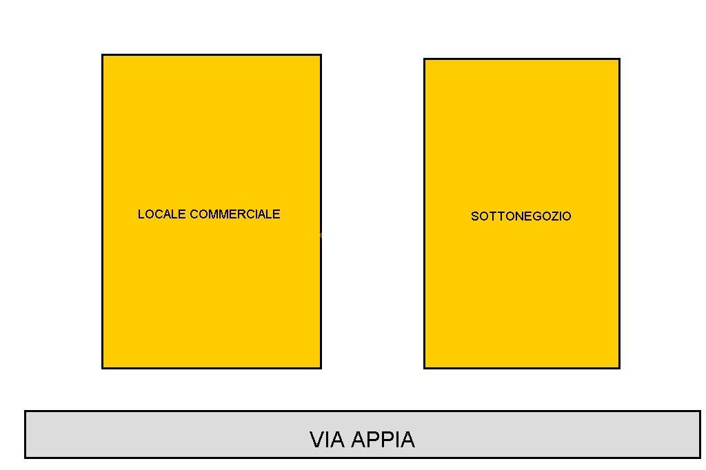 Negozio in Via Appia, Marino, {3} - Planimetria 1