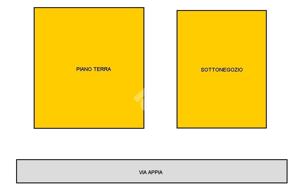 Negozio in Via Appia, Marino, {3} - Planimetria 1