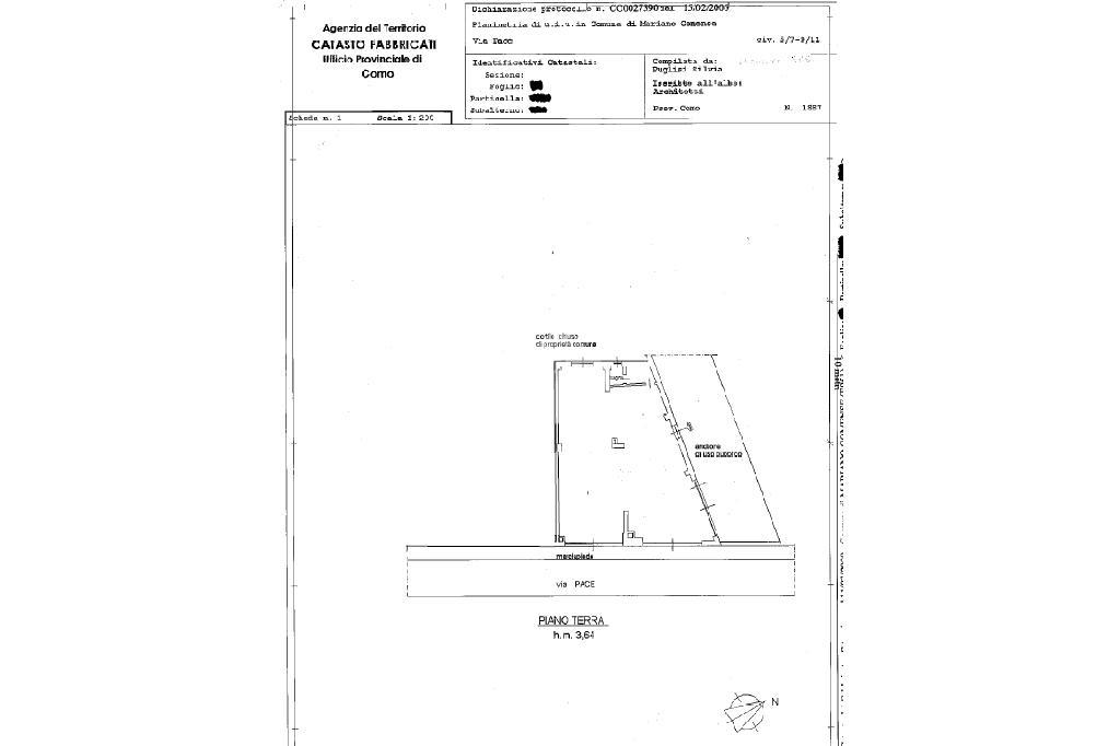 Negozio in Via Pace 5, Mariano Comense, {3} - Planimetria 1