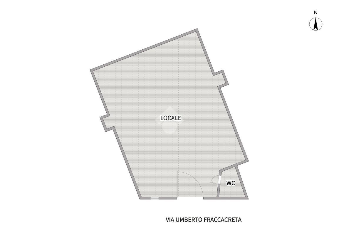 Negozio in Via Umberto Fraccareta 77, San Severo, {3} - Planimetria 1
