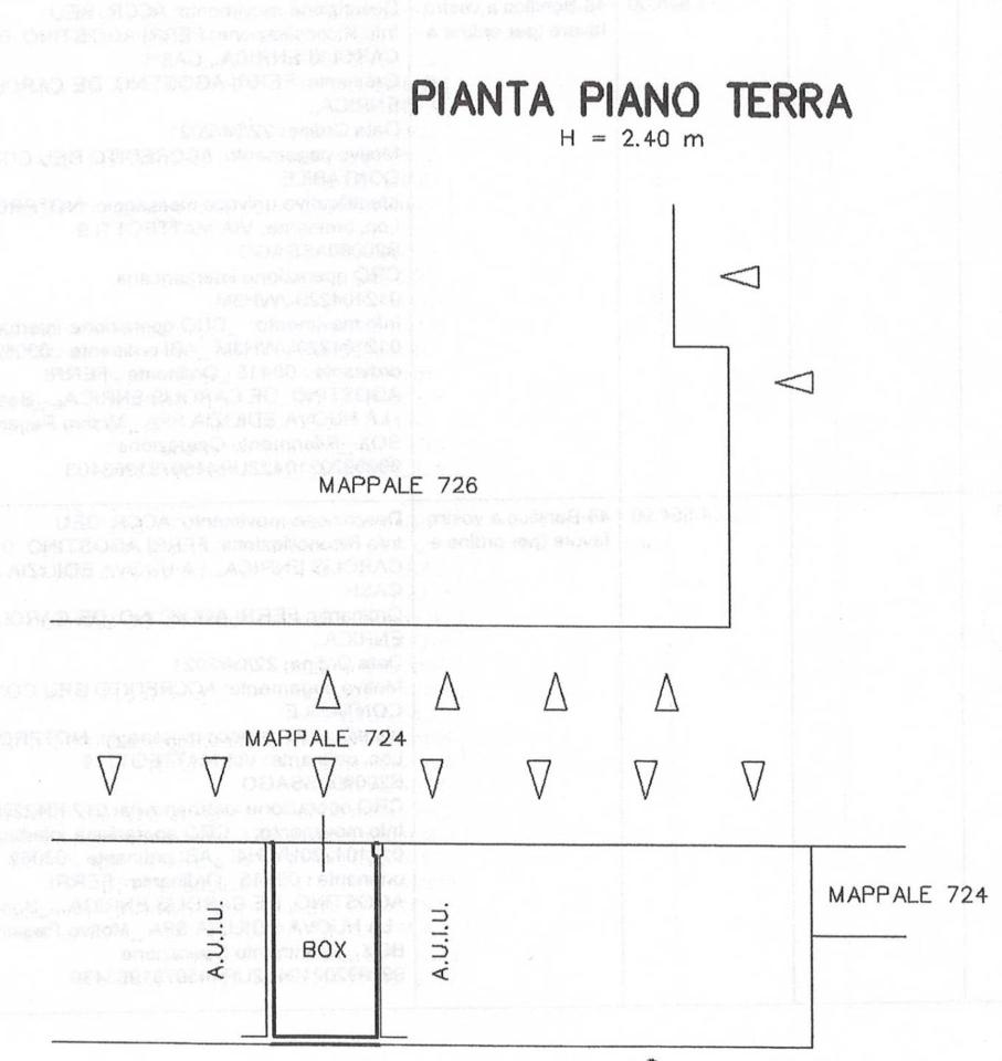 Box in {3}, Via a. Valè 46 - Planimetria 1