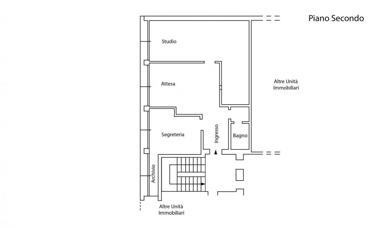 Ufficio in Via San Pio X 34/a, Castelfranco Veneto, {3} - Planimetria 1