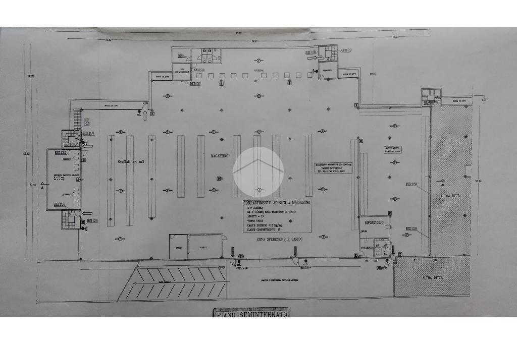 Capannone in Via per Rovato 37, Cazzago San Martino, {3} - Planimetria 1