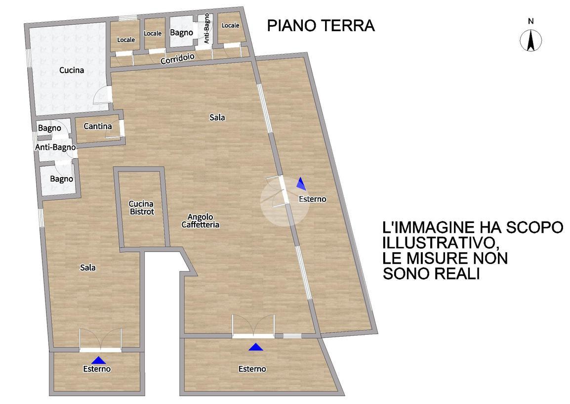 Negozio in Via del Mare 211, San Benedetto Del Tronto, {3} - Planimetria 1