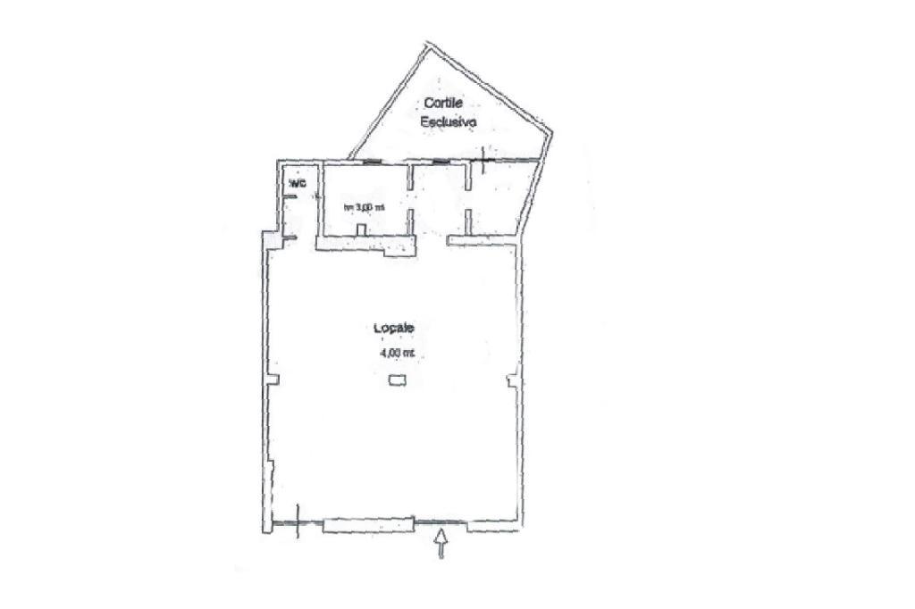 Negozio in Via dell'Immacolata 19, Foggia, {3} - Planimetria 1