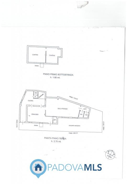 Negozio in Via Ceron, Padova, {3} - Planimetria 1