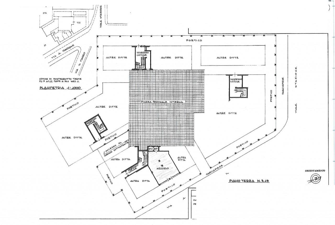 Negozio in Piazza Carmignoto, Montegrotto Terme, {3} - Planimetria 1