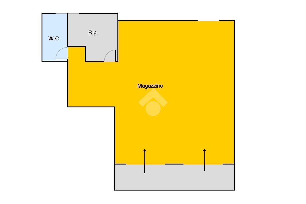 Magazzino in Via delle Oreadi 125, Trapani, {3} - Planimetria 1