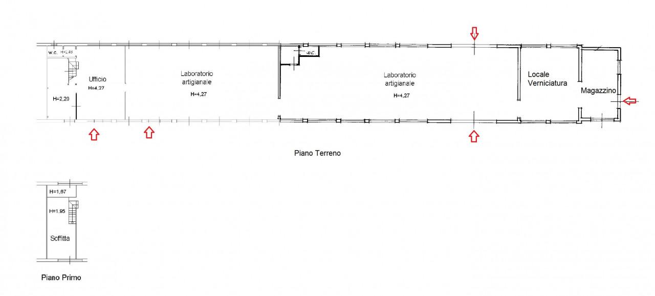 Laboratorio in Via Traversa Valdichiana Est, Torrita Di Siena, {3} - Planimetria 1