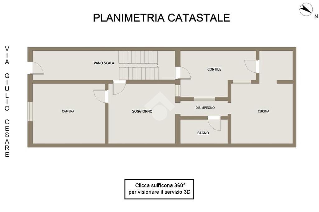 Negozio in Via Giulio Cesare 14, Brindisi, {3} - Planimetria 1