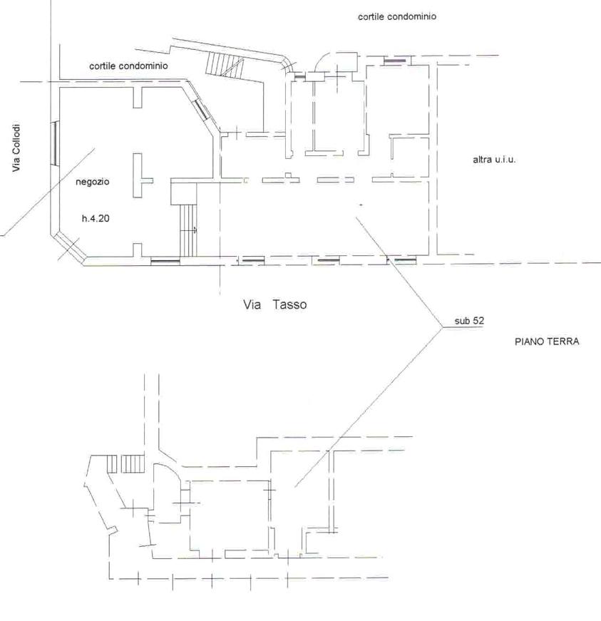 Negozio in Via Collodi, Savona, {3} - Planimetria 1