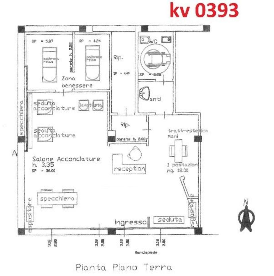 Negozio in Via Virginia Reiter 21, Reggio Emilia, {3} - Planimetria 1