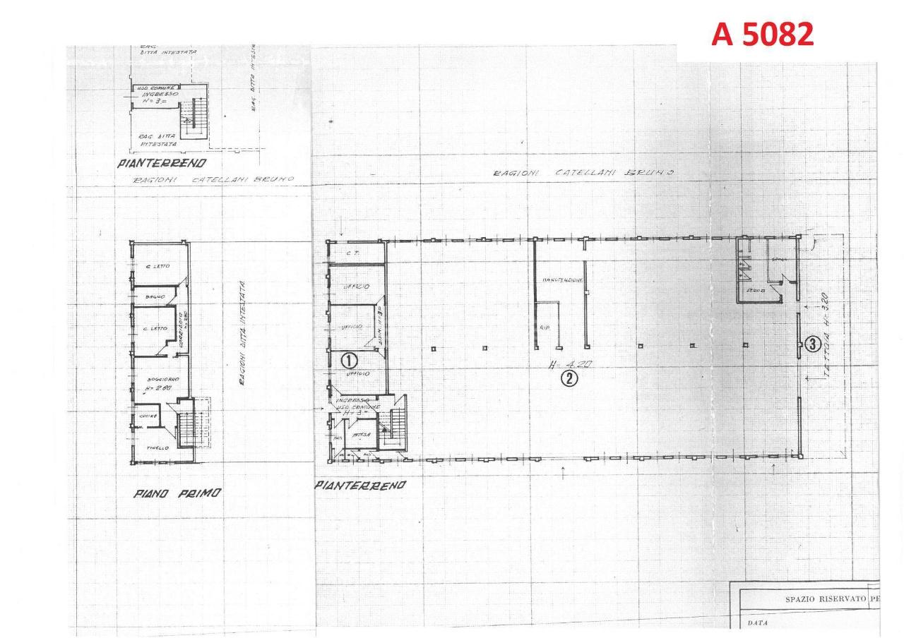 Capannone in Via Luciano Lama 14, Cavriago, {3} - Planimetria 1