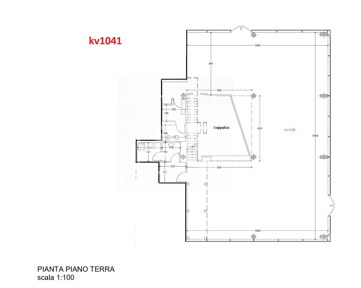 Negozio in Via Brigata Reggio 25, Reggio Emilia, {3} - Planimetria 1