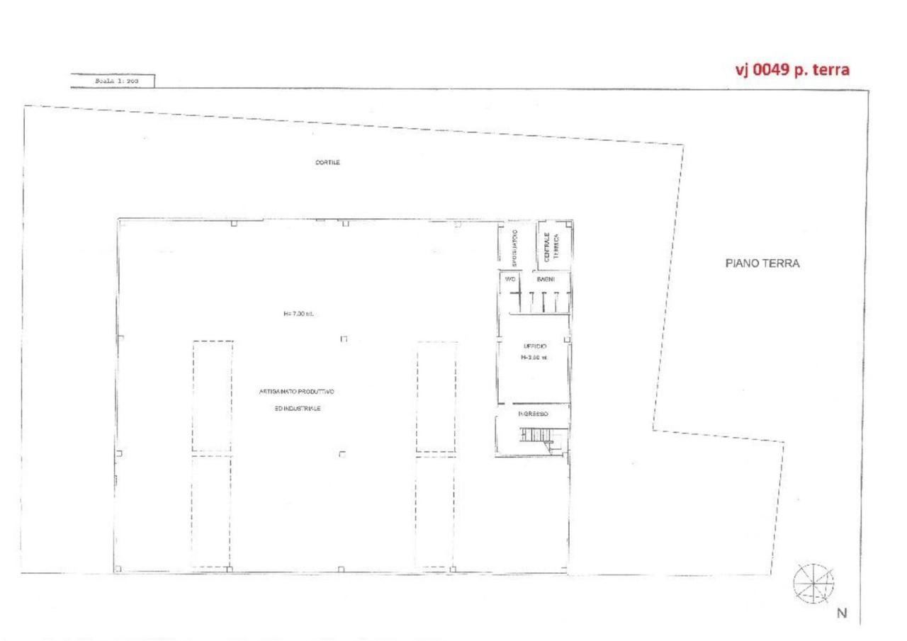 Capannone in Via Nove Martiri 2, Reggio Emilia, {3} - Planimetria 1