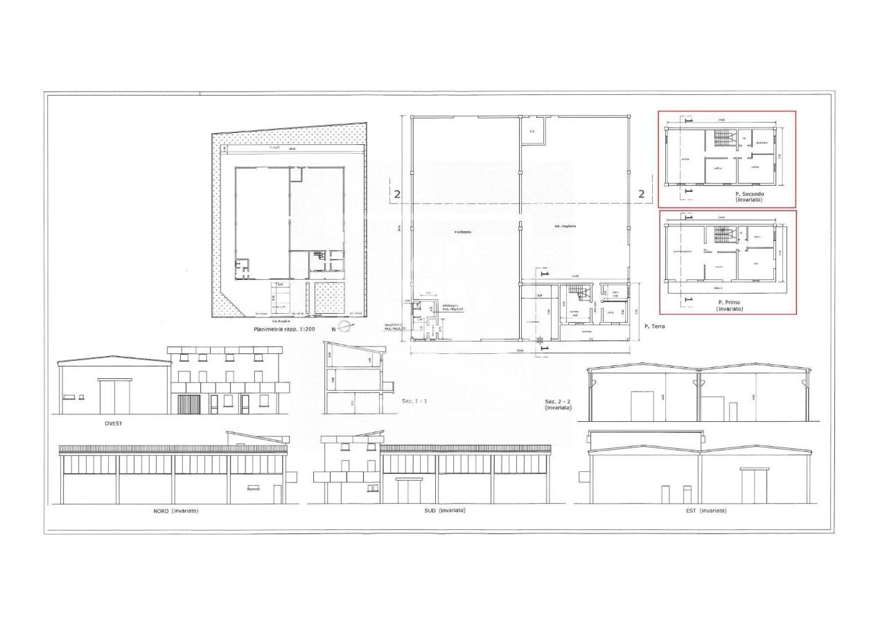 Capannone in Via della Motta 4, Novellara, {3} - Planimetria 1