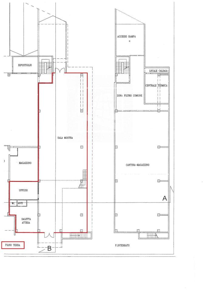 Negozio in Via Felice Cavallotti 5, Reggio Emilia, {3} - Planimetria 1
